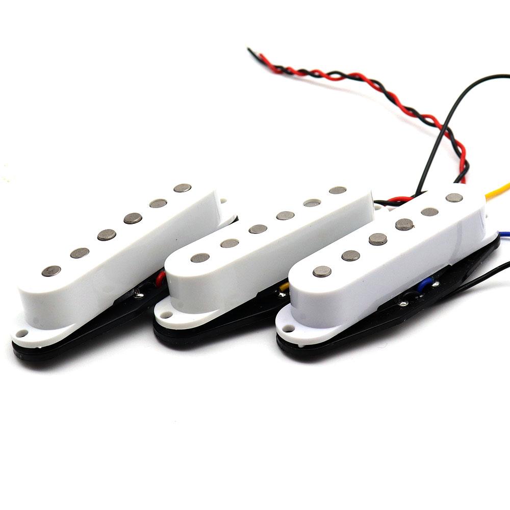 Guitar Single Coil Guitar Pickups Alnico SSS 50/50/52mm White for ST SQ Electric Guitar
Guitar Single Coil Guitar Pickups Alnico SSS 50/50/52mm White for ST SQ Electric Guitar