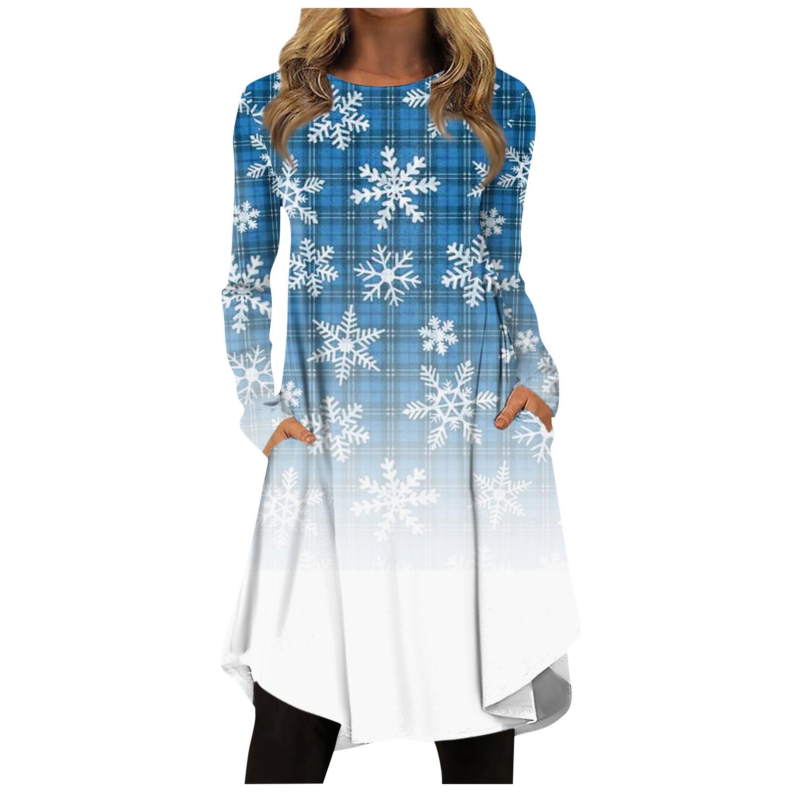 Women s Fashion Casual Print Round Neck Pullover Loose Long Sleeve Dress XL
Women s Fashion Casual Print Round Neck Pullover Loose Long Sleeve Dress XL