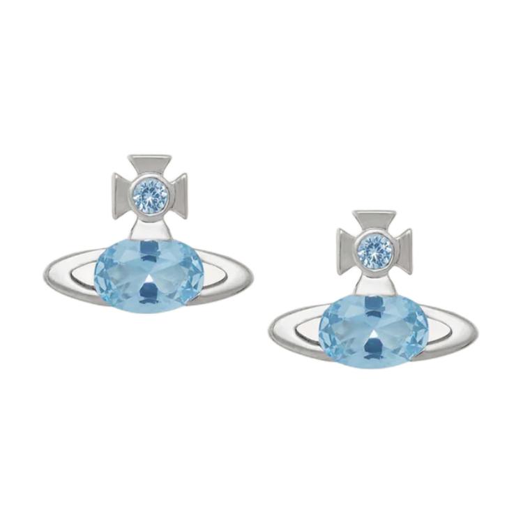 Vivienne Westwood Cross Design Cubic Zirconia Earrings Unisex earrings Blue 1250961272-090 Basic Packaging-Dust Bag+Box
Vivienne Westwood Cross Design Cubic Zirconia Earrings Unisex earrings Blue 1250961272-090 Basic Packaging-Dust Bag+Box