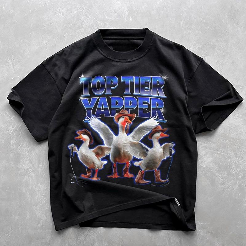 Top Tier Yapper T-Shirt: Retro Cartoon Animal Tee Summer Men s and Women s Loose and Breathable T-shirt Top 5XL різнокольоровий
Top Tier Yapper T-Shirt: Retro Cartoon Animal Tee Summer Men s and Women s Loose and Breathable T-shirt Top 5XL різнокольоровий