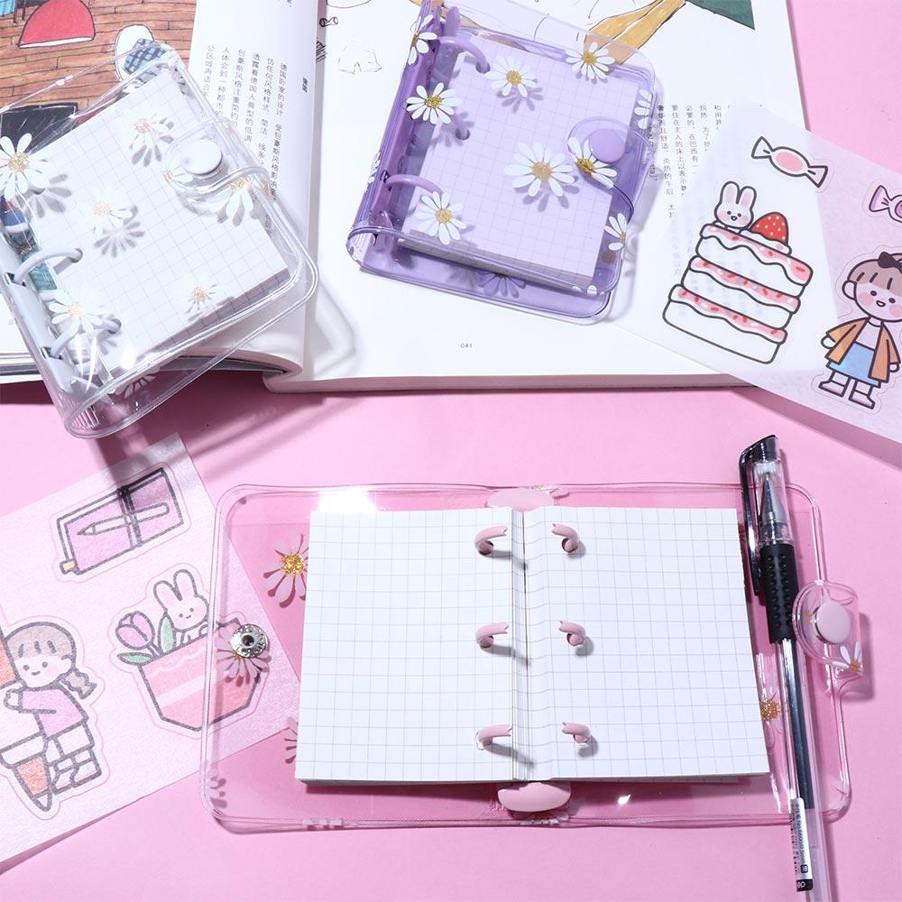 Kawaii Journal Planner Handbook 3 Hole Daisy Notebook Складной блокнот с кольцами и свободными листами Point 80 sheets
Kawaii Journal Planner Handbook 3 Hole Daisy Notebook Складной блокнот с кольцами и свободными листами Point 80 sheets