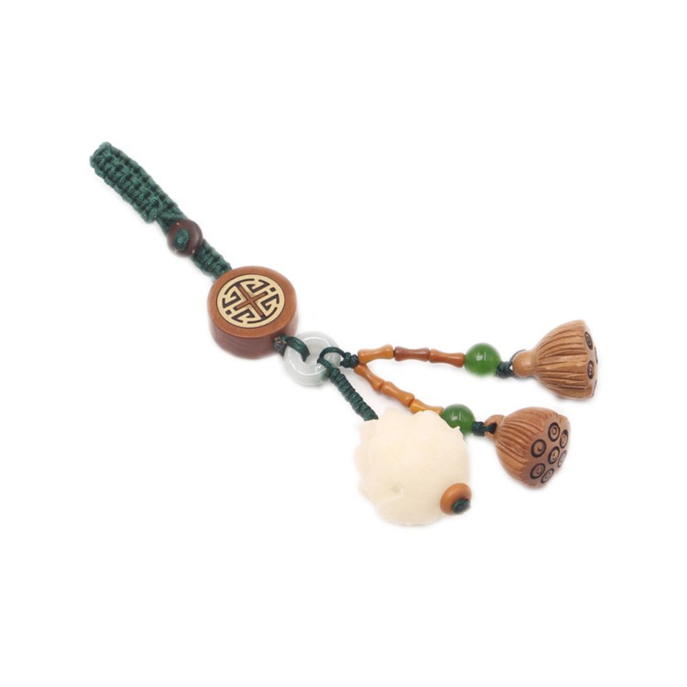 White Bodhi keyring White Bodhi Pendant Mobile Phone Pendant Peach Lotus Pod Keychain
White Bodhi keyring White Bodhi Pendant Mobile Phone Pendant Peach Lotus Pod Keychain