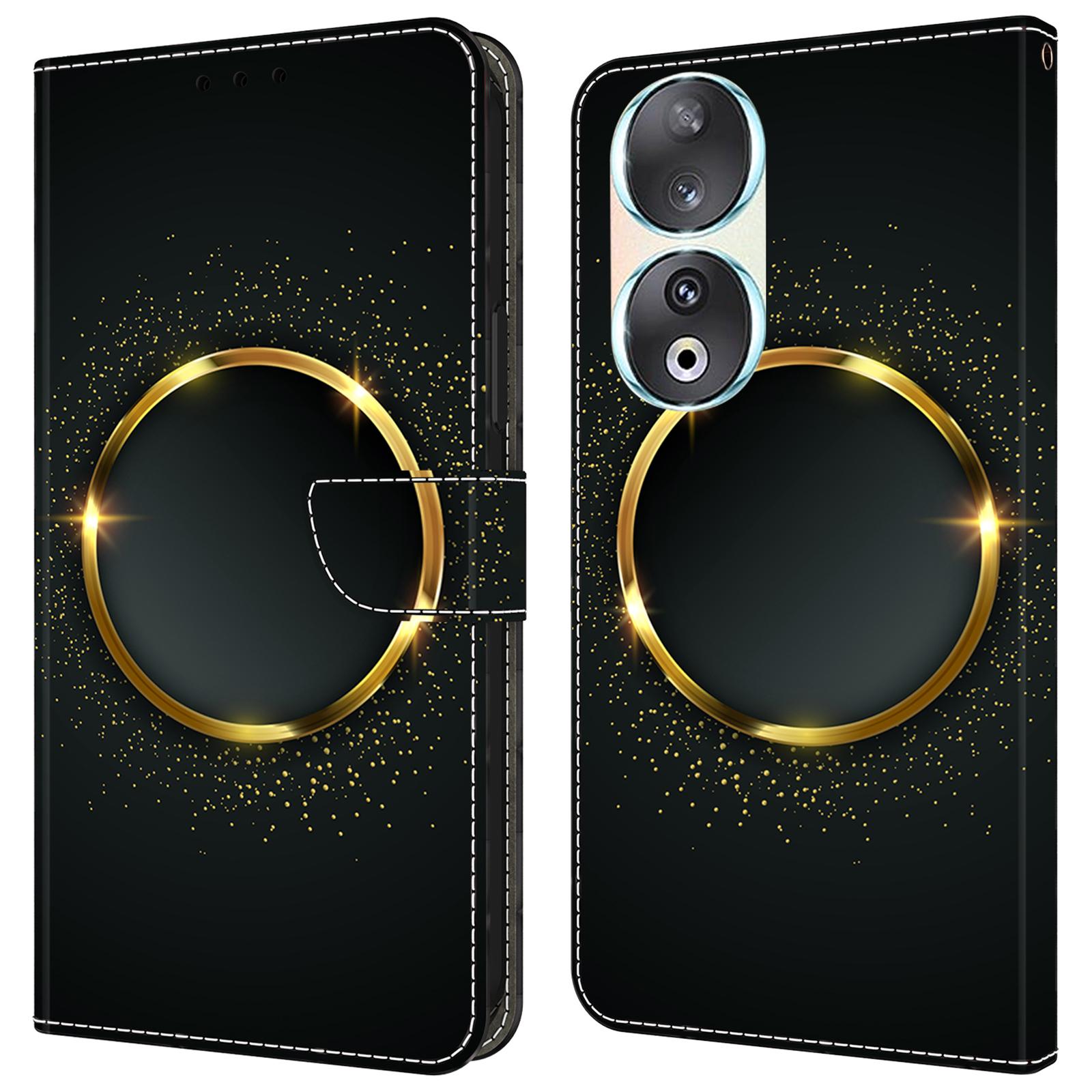 Для Honor 90 Чохол для телефону з принтом, магнітна застібка, шкіряна кришка, стійка до подряпин Gold Ring
Для Honor 90 Чохол для телефону з принтом, магнітна застібка, шкіряна кришка, стійка до подряпин Gold Ring
