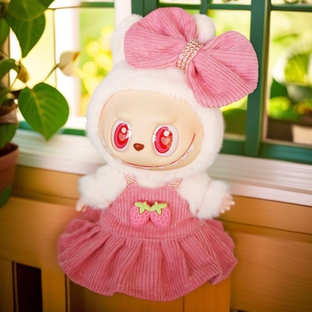 Lattice 17cm Labubu Time Cloth Strawberry Plush Dolls Clothes Cotton Doll Accessories Style 10
Lattice 17cm Labubu Time Cloth Strawberry Plush Dolls Clothes Cotton Doll Accessories Style 10