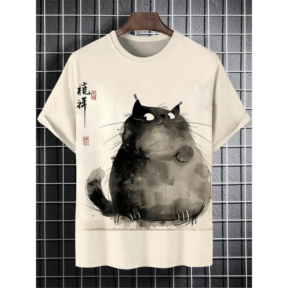Fashion Cat 3D Printed T Shirts For Men Summer Casual Crew Neck Cats Graphic Short Sleeve T-shirt Trend Streetwear Oversized Tee XS
Fashion Cat 3D Printed T Shirts For Men Summer Casual Crew Neck Cats Graphic Short Sleeve T-shirt Trend Streetwear Oversized Tee XS