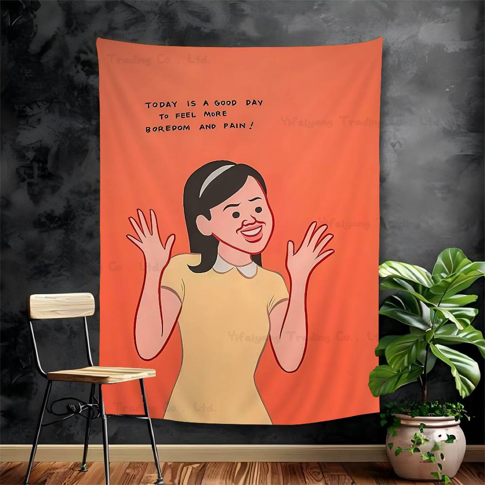 Abstract Funny Joan Cornella Hanging Bohemian Tapestry Bohemian Wall Tapestries Mandala Kawaii Room Decor 74x94cm(29x37in)
Abstract Funny Joan Cornella Hanging Bohemian Tapestry Bohemian Wall Tapestries Mandala Kawaii Room Decor 74x94cm(29x37in)