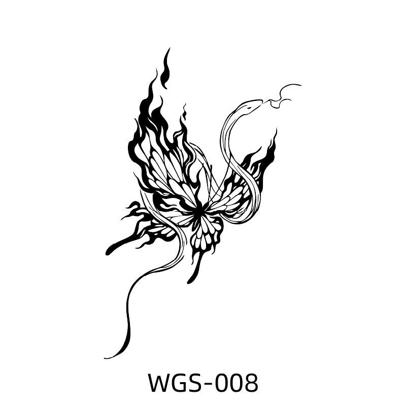 Waterless Herbal Tattoo Stickers: Personalized Large Animal Designs, Non-Reflective, Long-Lasting for Men & Women. 80x110mm
Waterless Herbal Tattoo Stickers: Personalized Large Animal Designs, Non-Reflective, Long-Lasting for Men & Women. 80x110mm