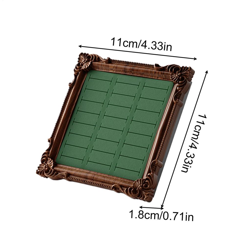 Vintage Ring Holder European Jewelry Organizer Aesthetic Trinket Stand for Bedroom Wedding Vanity Cabinet Counter Showcase зелений
Vintage Ring Holder European Jewelry Organizer Aesthetic Trinket Stand for Bedroom Wedding Vanity Cabinet Counter Showcase зелений