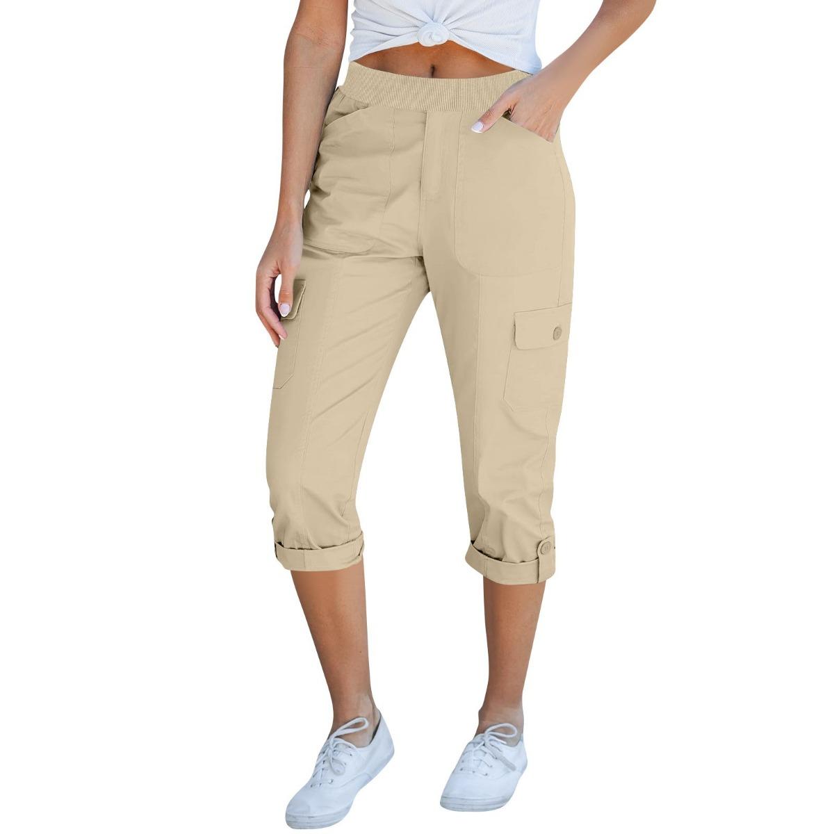 Summer Women s Casual Cropped Cargo Pants Elastic Waist Multiple Pockets XXL абрикосовий
Summer Women s Casual Cropped Cargo Pants Elastic Waist Multiple Pockets XXL абрикосовий
