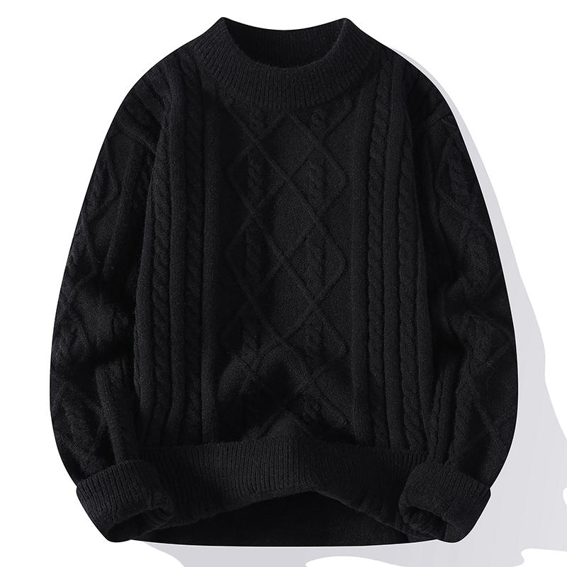 Cozy Up мужской повседневный свитер с круглым вырезом и косами, длинный рукав, модный свитер с узором «переплетение» 3XL чёрный
Cozy Up мужской повседневный свитер с круглым вырезом и косами, длинный рукав, модный свитер с узором «переплетение» 3XL чёрный