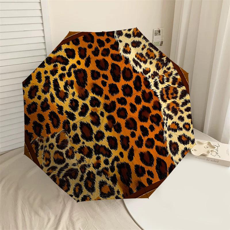 1PC Leopard Print Umbrella-8-Rib Reinforced Portable Folding Travel Suitable for All Seasons Outdoor Daily Use Is an Ideal Choice -K0359
1PC Leopard Print Umbrella-8-Rib Reinforced Portable Folding Travel Suitable for All Seasons Outdoor Daily Use Is an Ideal Choice -K0359