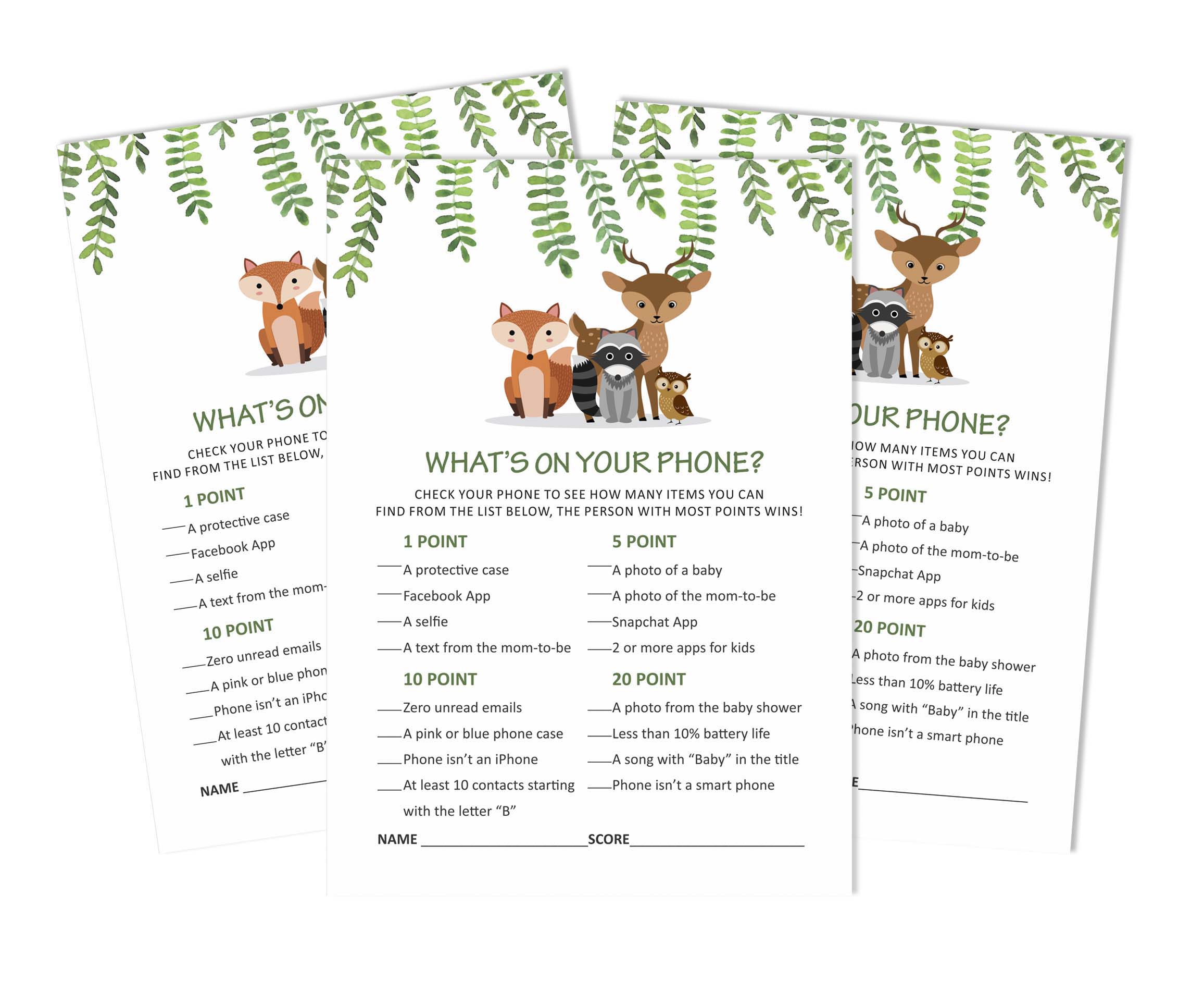 Inkdotpot 50 карток з порадами для гри Baby Shower Гендерно нейтральні поради для новоспечених мами й тата Зелень і тварини Вечірка для хлопчиків чи дівчаток 5 x 7 Inches
Inkdotpot 50 карток з порадами для гри Baby Shower Гендерно нейтральні поради для новоспечених мами й тата Зелень і тварини Вечірка для хлопчиків чи дівчаток 5 x 7 Inches