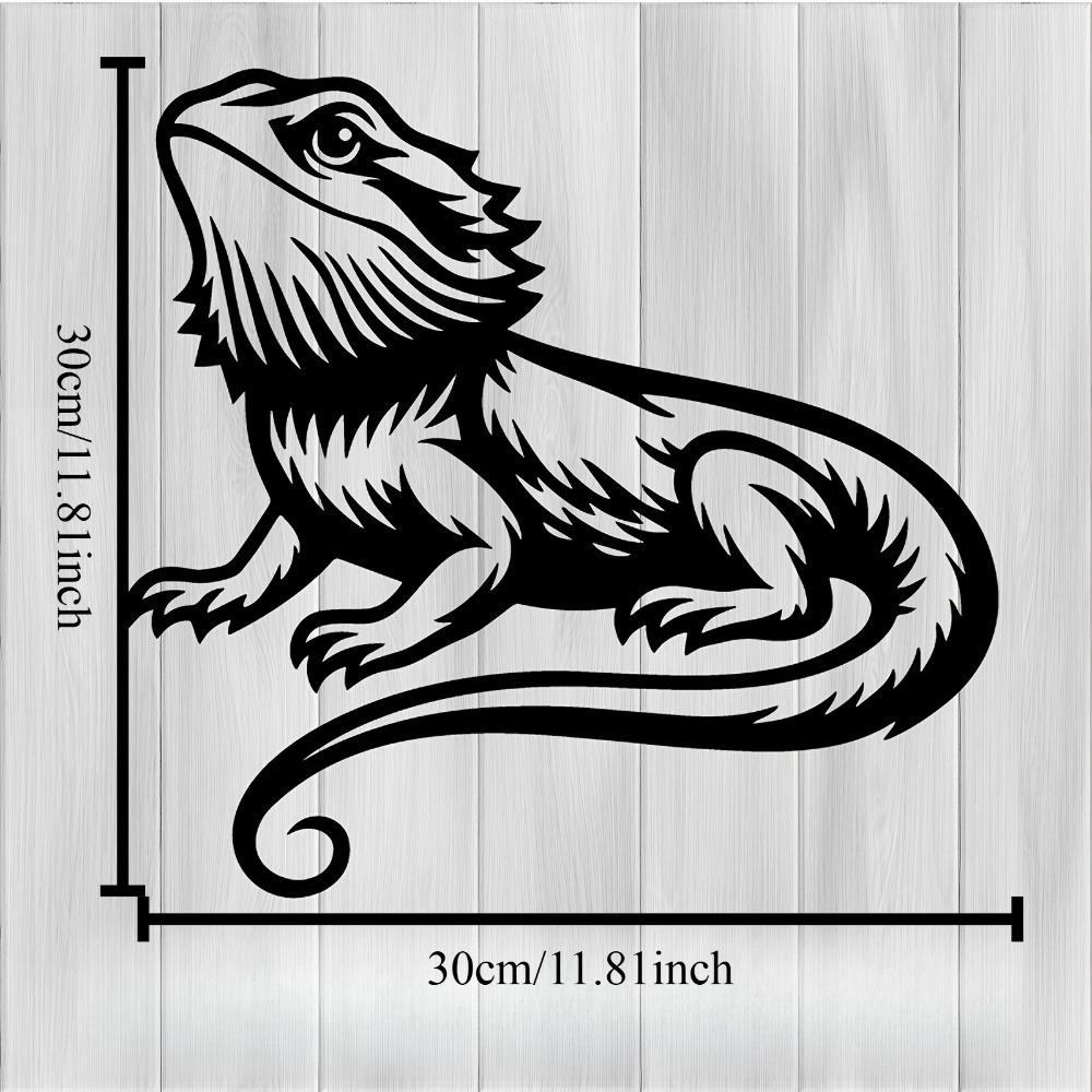 Realistic Bearded Dragon Iron Wall Sculpture Weatherproof Outdoor Art Garden Fence Decor Reptile Lover Gift Halloween Housewarming 12in
Realistic Bearded Dragon Iron Wall Sculpture Weatherproof Outdoor Art Garden Fence Decor Reptile Lover Gift Halloween Housewarming 12in