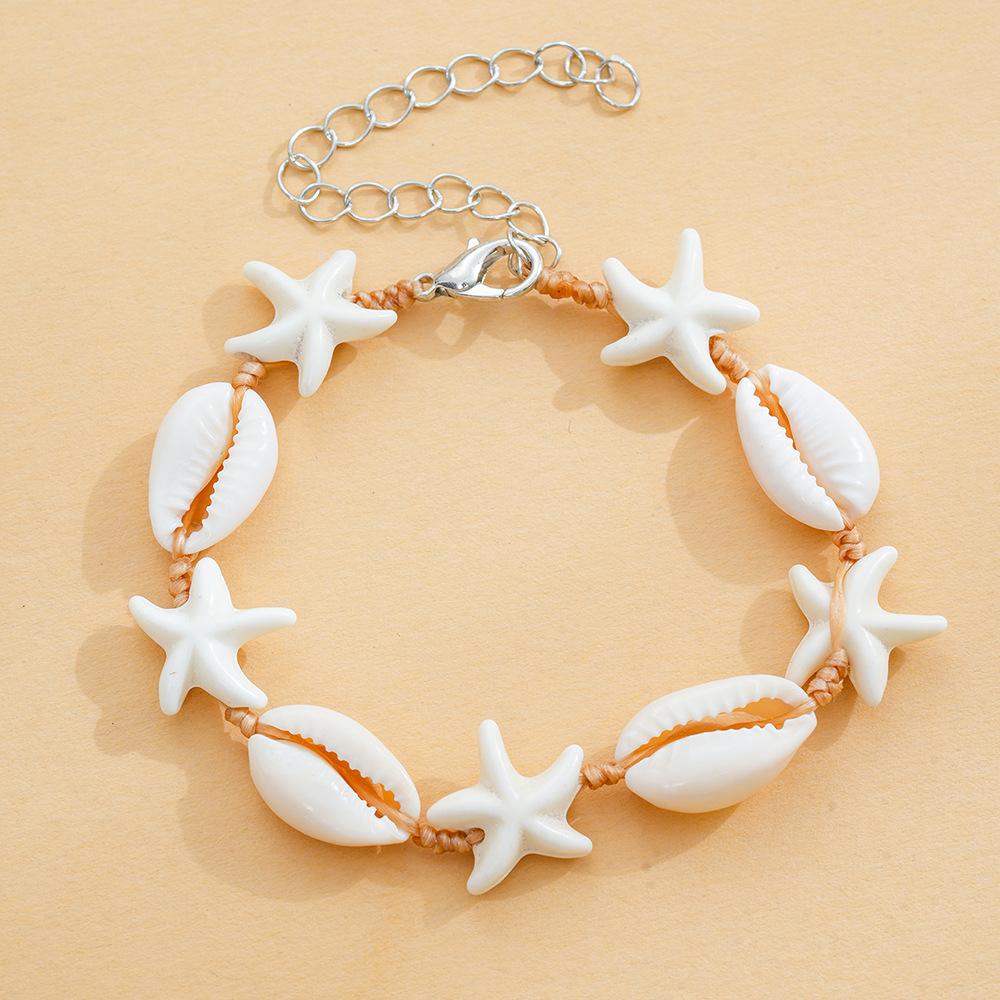 Bohemian Beach Shell Beaded Anklet for Women, No Plating Versatile for Daily and Vacation Wear - Pack of 1
Bohemian Beach Shell Beaded Anklet for Women, No Plating Versatile for Daily and Vacation Wear - Pack of 1