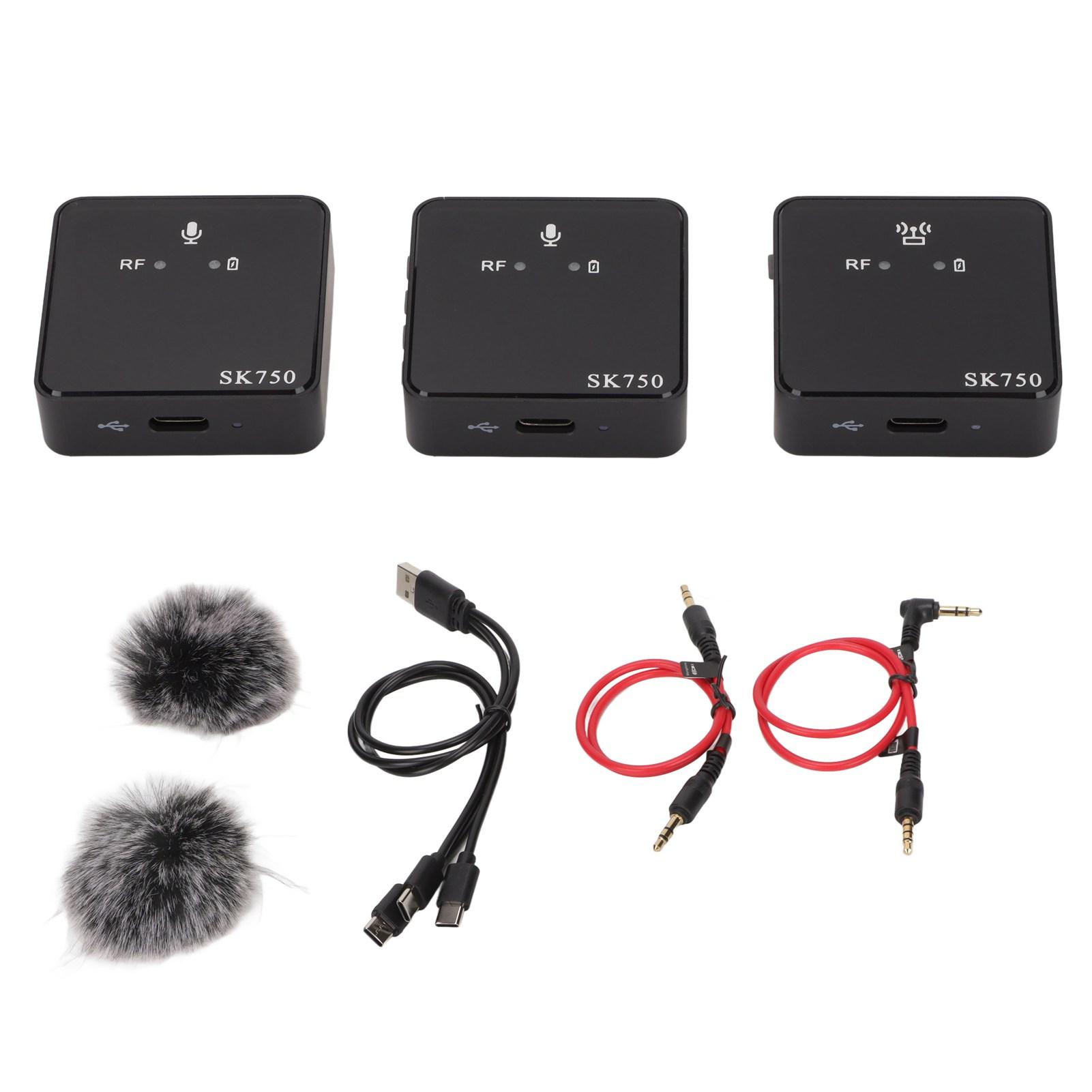 Wireless Lavalier Microphone System Professional Cordless Lapel Mic System for Computers Cameras
Wireless Lavalier Microphone System Professional Cordless Lapel Mic System for Computers Cameras