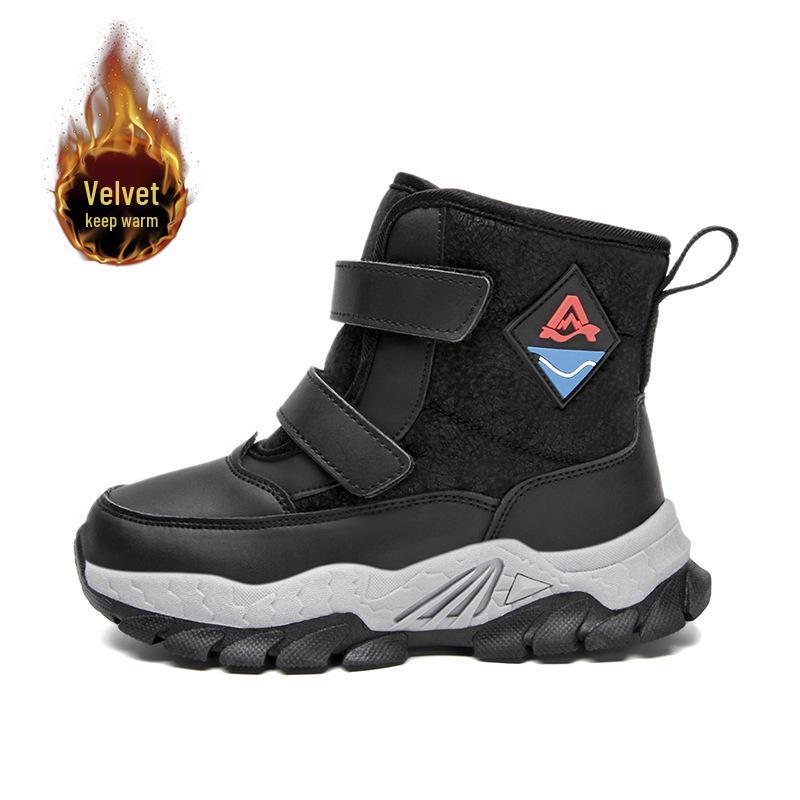 Boys Mid-Calf Snow Boots with Ice Cleats - Warm & Thickened Cotton for Winter Outdoor Skiing 29
Boys Mid-Calf Snow Boots with Ice Cleats - Warm & Thickened Cotton for Winter Outdoor Skiing 29