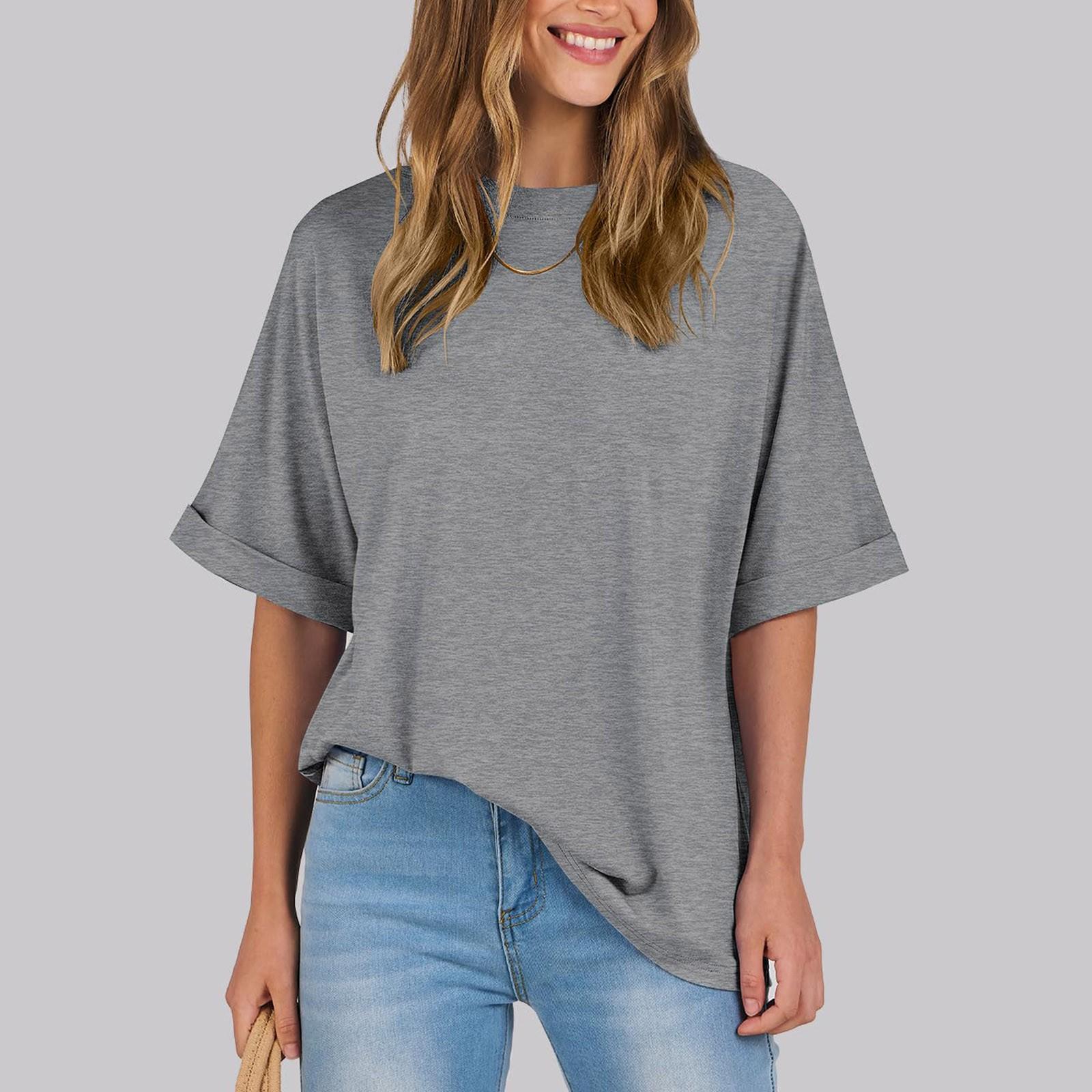 Women s Loose Oversized Solid Rround Neck, Shoulder Length Short Sleeved T-shirt Top S
Women s Loose Oversized Solid Rround Neck, Shoulder Length Short Sleeved T-shirt Top S