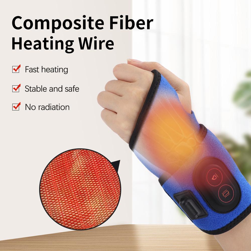 USB Electric Heated Wrist Massage Hand Joint Vibration Relaxation Pain Relief Health Care Brace
USB Electric Heated Wrist Massage Hand Joint Vibration Relaxation Pain Relief Health Care Brace