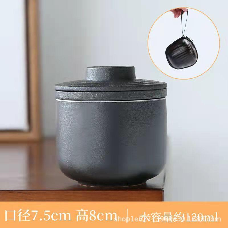 Дорожный чайный набор, портативная сумка, быстрая чашка, одна кастрюля, три чашки, переносной чайный набор для отдыха на природе, чайный набор в стиле кунг-фу