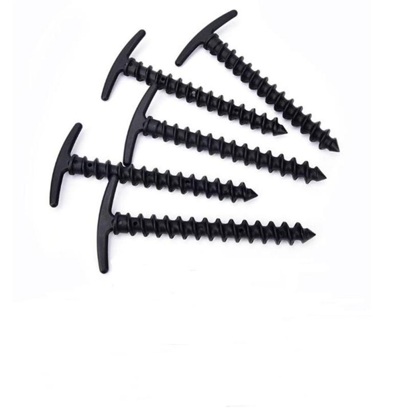 5pcs 14.5cm Portable Plastic Screw Spiral Tent Peg Stakes Nail Outdoor Camping Awning Trip Kit
5pcs 14.5cm Portable Plastic Screw Spiral Tent Peg Stakes Nail Outdoor Camping Awning Trip Kit