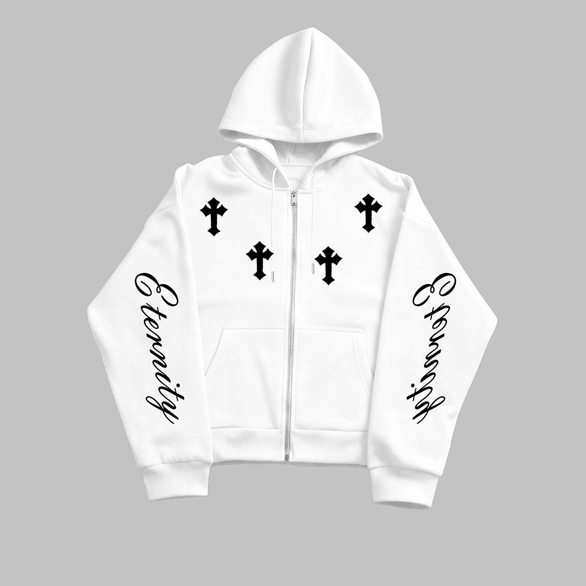 Mens Zip Up Hoodie - Sweatshirts for Men Y2K Vintage Long Sleeve Sweatshirt Streetwear Pullover with Pocket XXL білий
Mens Zip Up Hoodie - Sweatshirts for Men Y2K Vintage Long Sleeve Sweatshirt Streetwear Pullover with Pocket XXL білий