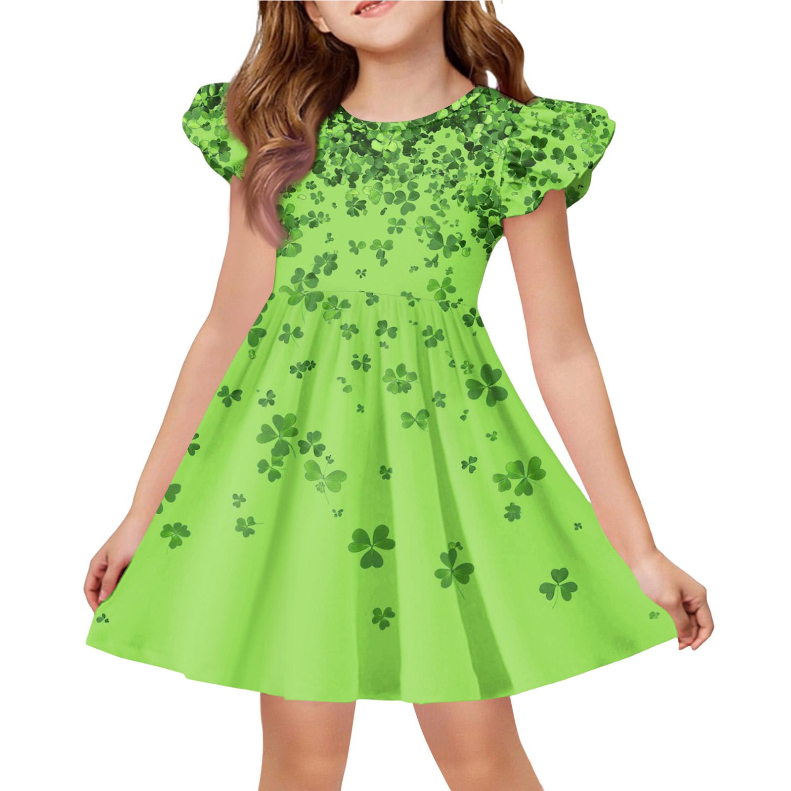 Girls Summer Princess Dress - A-Line T-Shirt Dress St. Patrick s Day 140
Girls Summer Princess Dress - A-Line T-Shirt Dress St. Patrick s Day 140