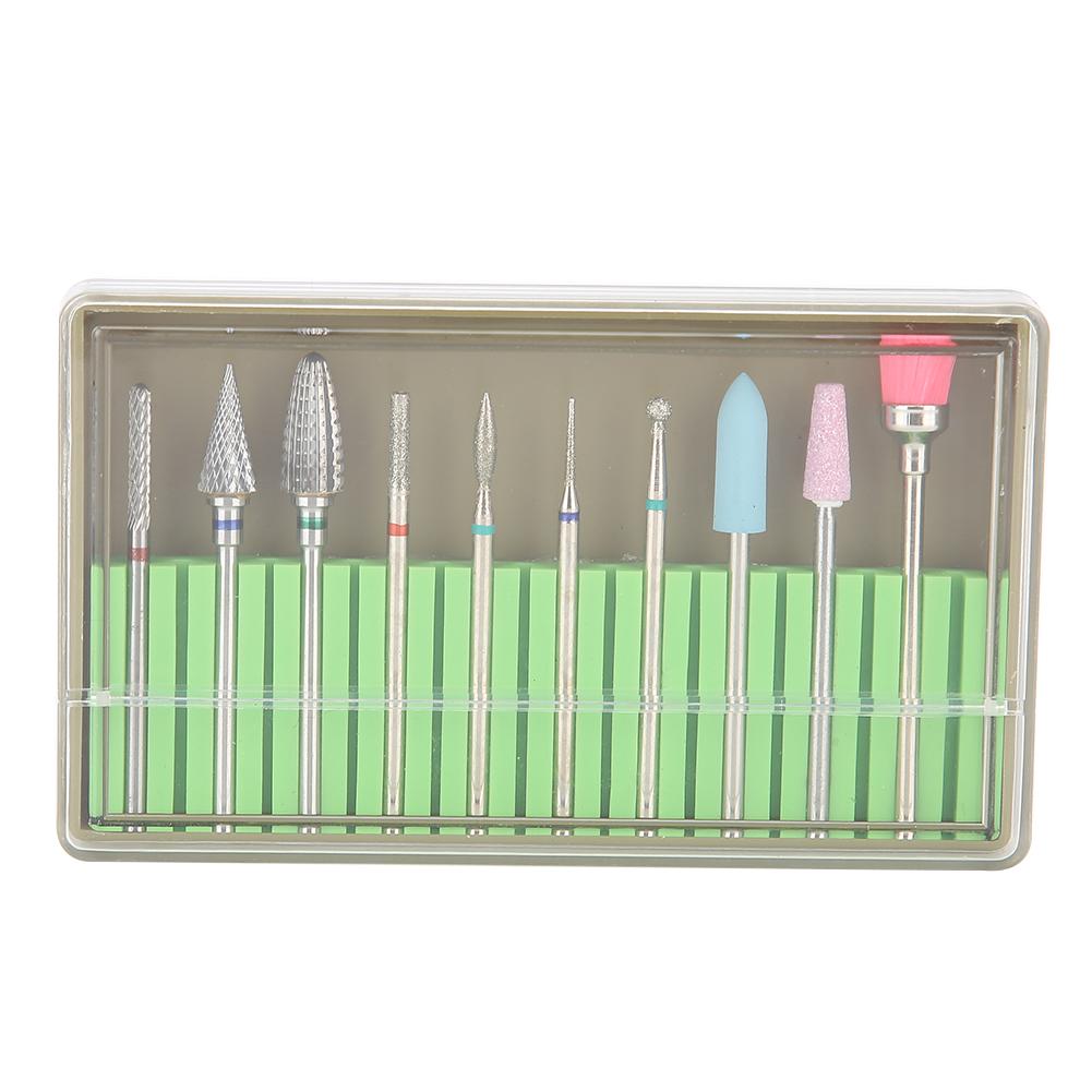10pcs Electric Nail Drill Bits Kit Manicure Pedicure Nail Polishing Machine Spare Parts Accessory
10pcs Electric Nail Drill Bits Kit Manicure Pedicure Nail Polishing Machine Spare Parts Accessory