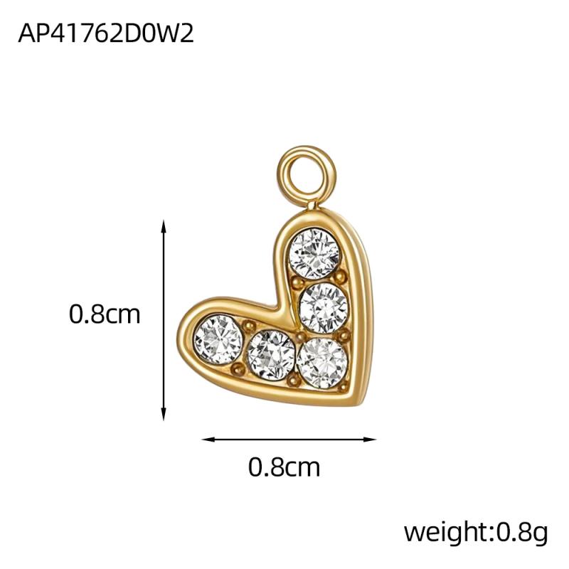 CARLIDANA Hot Trendy High Quality Stainless Steel Gold Plated Zircon Heart Love Necklace Pendants Charms for DIY Jewelry Women
CARLIDANA Hot Trendy High Quality Stainless Steel Gold Plated Zircon Heart Love Necklace Pendants Charms for DIY Jewelry Women