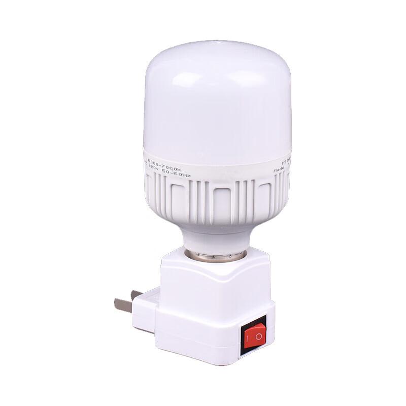 Square E27 Plug-in Lamp Holder with Switch and 15W LED Bulb
Square E27 Plug-in Lamp Holder with Switch and 15W LED Bulb