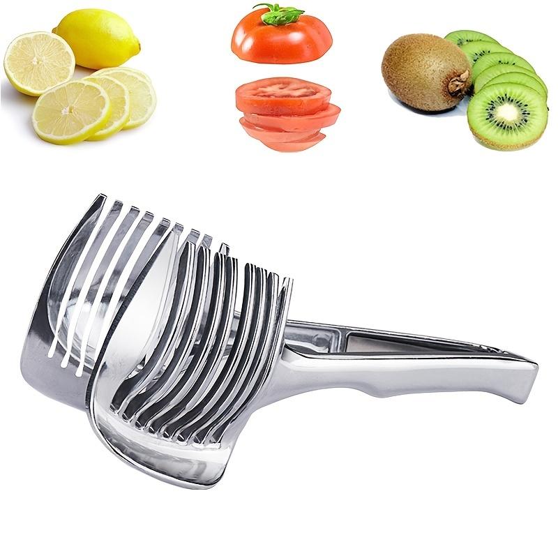 Stainless Steel Tomato and Lemon Slicer - A Labor-saving Kitchen Tool Featuring A Multi-blade Design. серебряный
Stainless Steel Tomato and Lemon Slicer - A Labor-saving Kitchen Tool Featuring A Multi-blade Design. серебряный