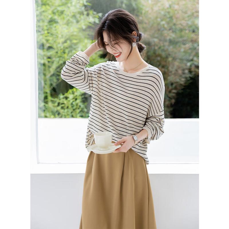 Mocana Women s Long Sleeve Round Neck Knit Sweater One Size
Mocana Women s Long Sleeve Round Neck Knit Sweater One Size