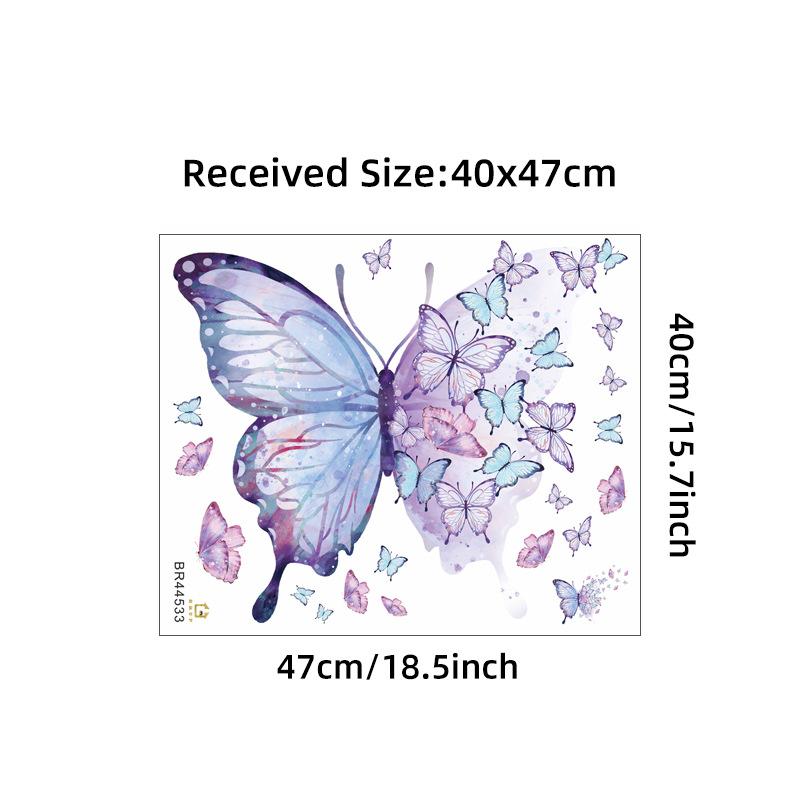 1Pc Watercolor Butterflies Wall Stickers Room Decor for Kids Room Bedroom Wall Decoration Nursery Living Room Wall Decals DIY 40x47CM
1Pc Watercolor Butterflies Wall Stickers Room Decor for Kids Room Bedroom Wall Decoration Nursery Living Room Wall Decals DIY 40x47CM