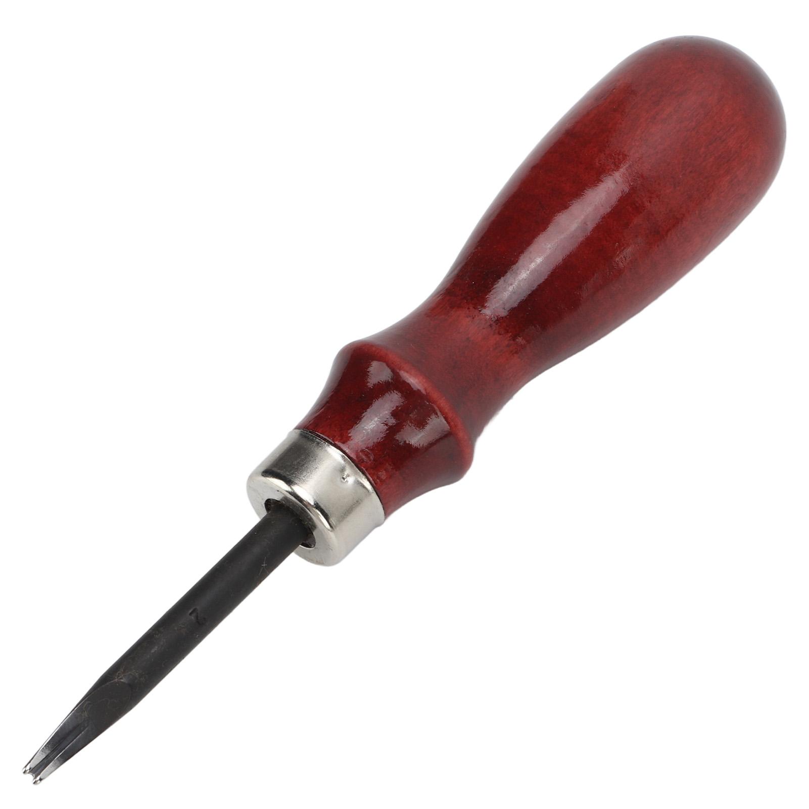 Leather Edge Beveler 1.0mm Durable Steel Sandalwood Glossy High Sharpness Widely Used Edge Skiving
Leather Edge Beveler 1.0mm Durable Steel Sandalwood Glossy High Sharpness Widely Used Edge Skiving