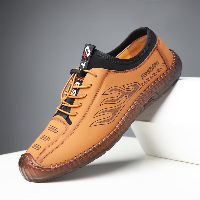 Новые мужские туфли с одной педалью - удобные и модные мужские повседневные кожаные туфли, туфли Doudou с мягкой подошвой из говяжьих сухожилий, туфли для ног, мужские модели 39
Новые мужские туфли с одной педалью - удобные и модные мужские повседневные кожаные туфли, туфли Doudou с мягкой подошвой из говяжьих сухожилий, туфли для ног, мужские модели 39