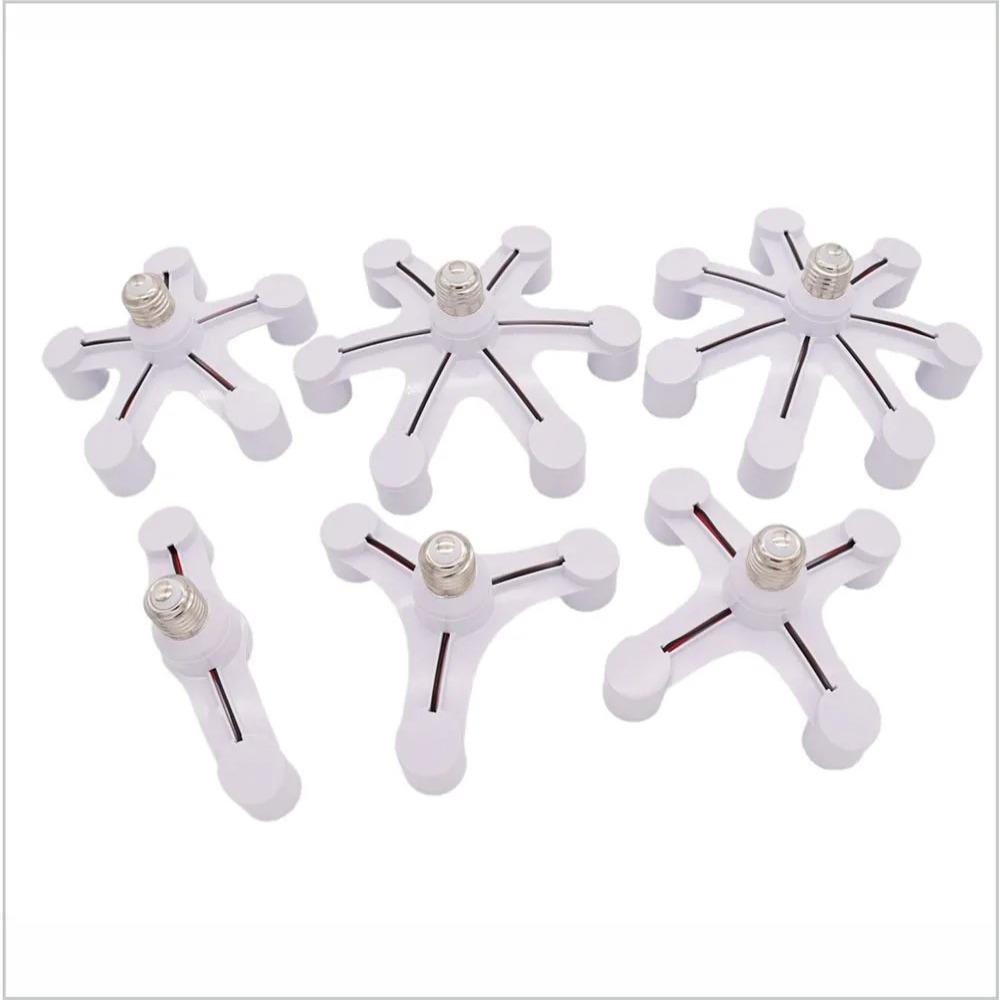 E27 Splitter lamp head holder Plastic Heads Branch Holder Living Room Bedroom Kitchen 1
E27 Splitter lamp head holder Plastic Heads Branch Holder Living Room Bedroom Kitchen 1