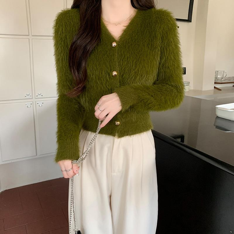 Women s Sweater Spring and Autumn Loose Cardigan Knitted Short Jacket Top 3XL зелений
Women s Sweater Spring and Autumn Loose Cardigan Knitted Short Jacket Top 3XL зелений