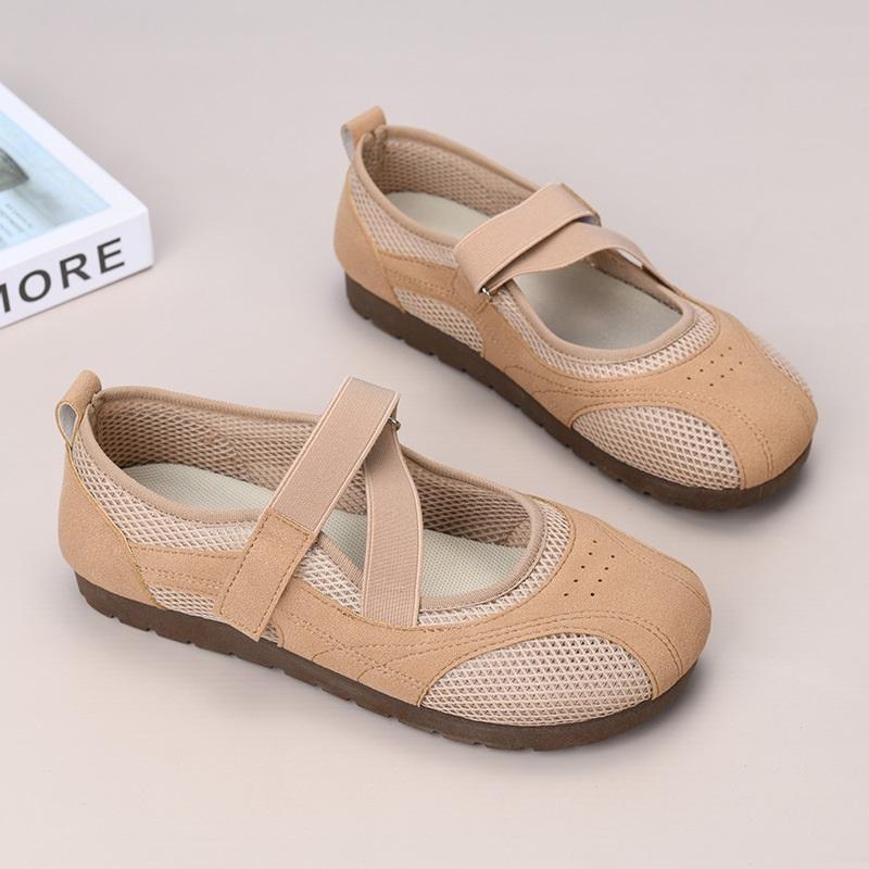 Women Ballet Style Mary Jane Shoes Hollow Mesh Breathable Thin Sole Versatile Mom Casual Flats 41 кавовий
Women Ballet Style Mary Jane Shoes Hollow Mesh Breathable Thin Sole Versatile Mom Casual Flats 41 кавовий