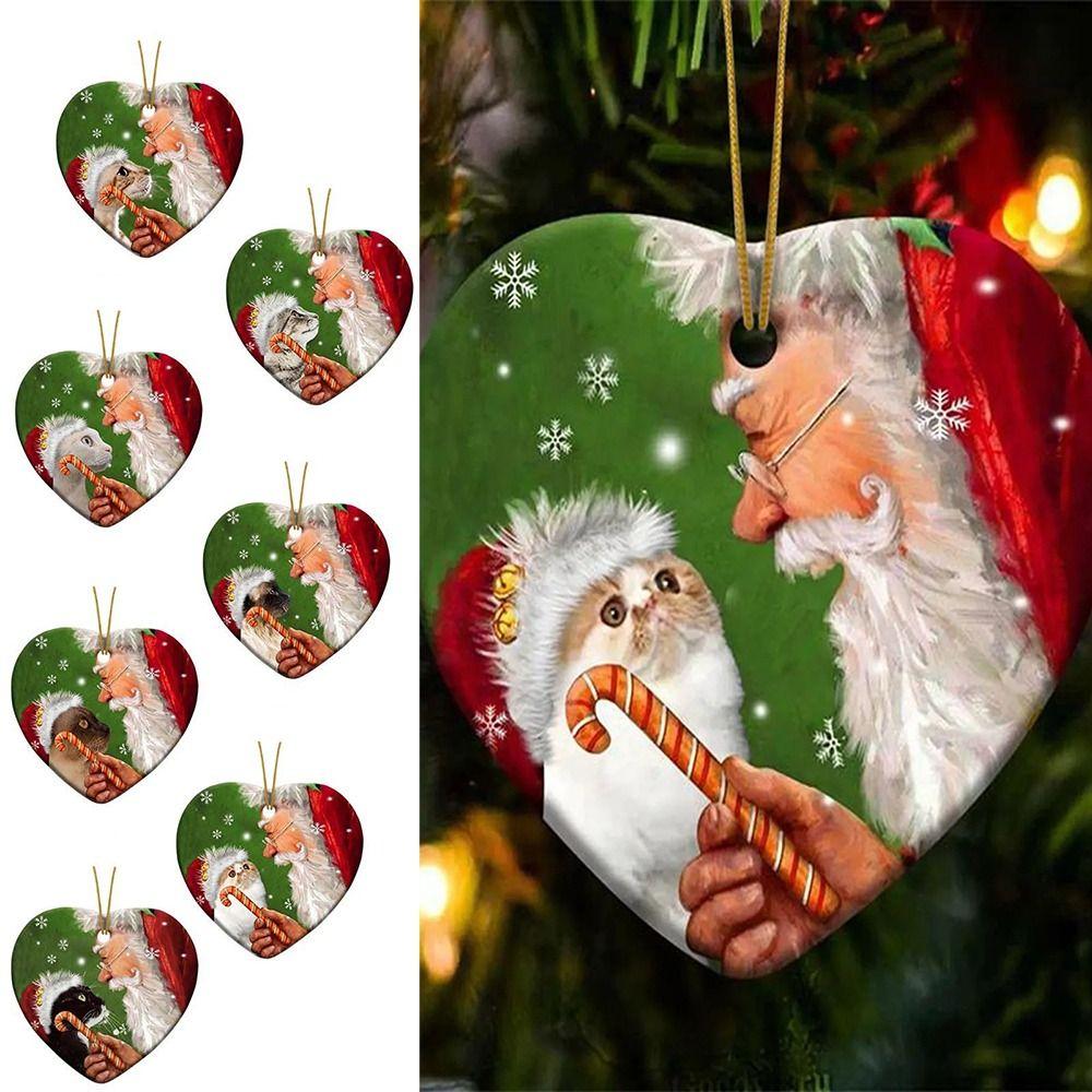 Santa Claus and Cat Christmas Decorations Acrylic Car Pendant New Xmas Ornaments Home Decoration
Santa Claus and Cat Christmas Decorations Acrylic Car Pendant New Xmas Ornaments Home Decoration