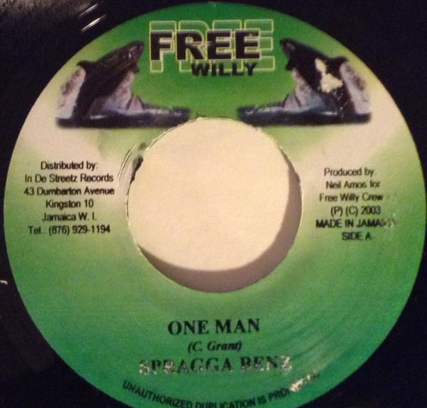 7inch Record SPRAGGA BENZ - One Man 6596424 Free Willy 2003 Jamaica Reggae, Ska & Dub Used
7inch Record SPRAGGA BENZ - One Man 6596424 Free Willy 2003 Jamaica Reggae, Ska & Dub Used