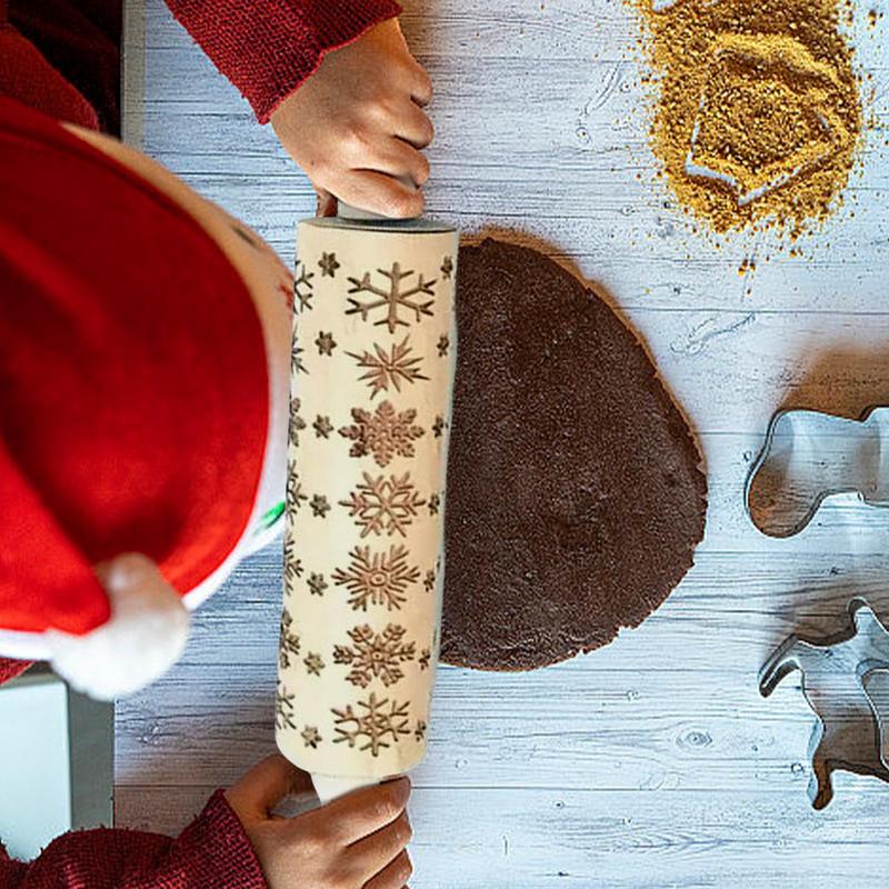 Patterned Rolling Pin Pastry Roller Engraved Wooden Cookie Stamps Versatile Kitchen Decor Tools Clay Roller For Pastries Fudge spain
Patterned Rolling Pin Pastry Roller Engraved Wooden Cookie Stamps Versatile Kitchen Decor Tools Clay Roller For Pastries Fudge spain
