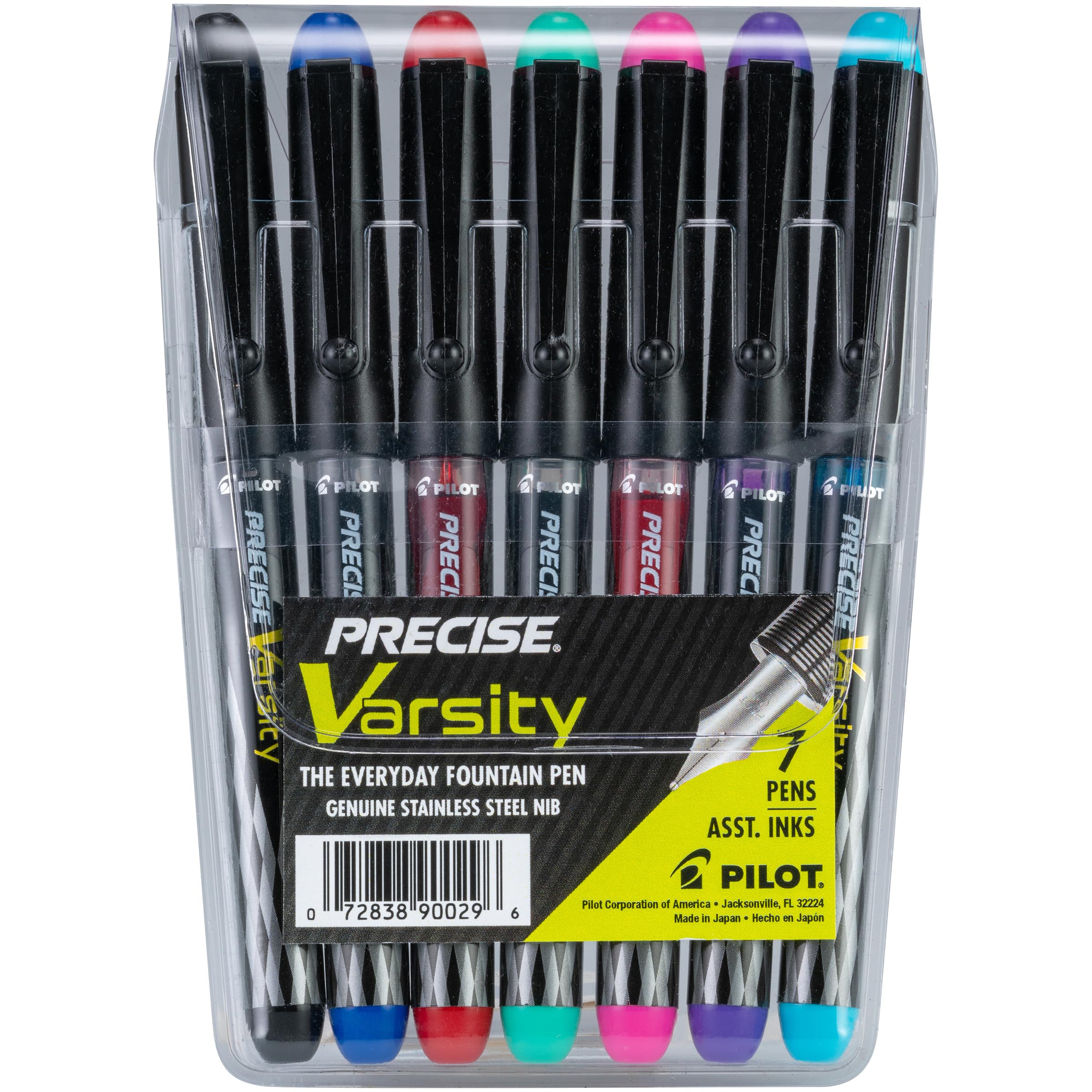 Pilot Varsity Disposable Fountain Pens, 7-Pack Pouch, Assorted Color Inks (90029) чёрный
Pilot Varsity Disposable Fountain Pens, 7-Pack Pouch, Assorted Color Inks (90029) чёрный