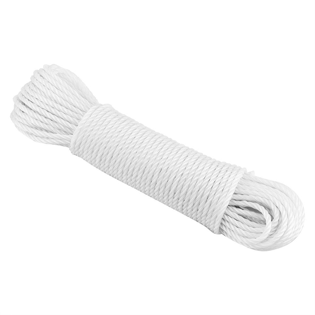 20m Nylon Rope Lines Cord Clothesline Garden Camping Outdoors White
20m Nylon Rope Lines Cord Clothesline Garden Camping Outdoors White