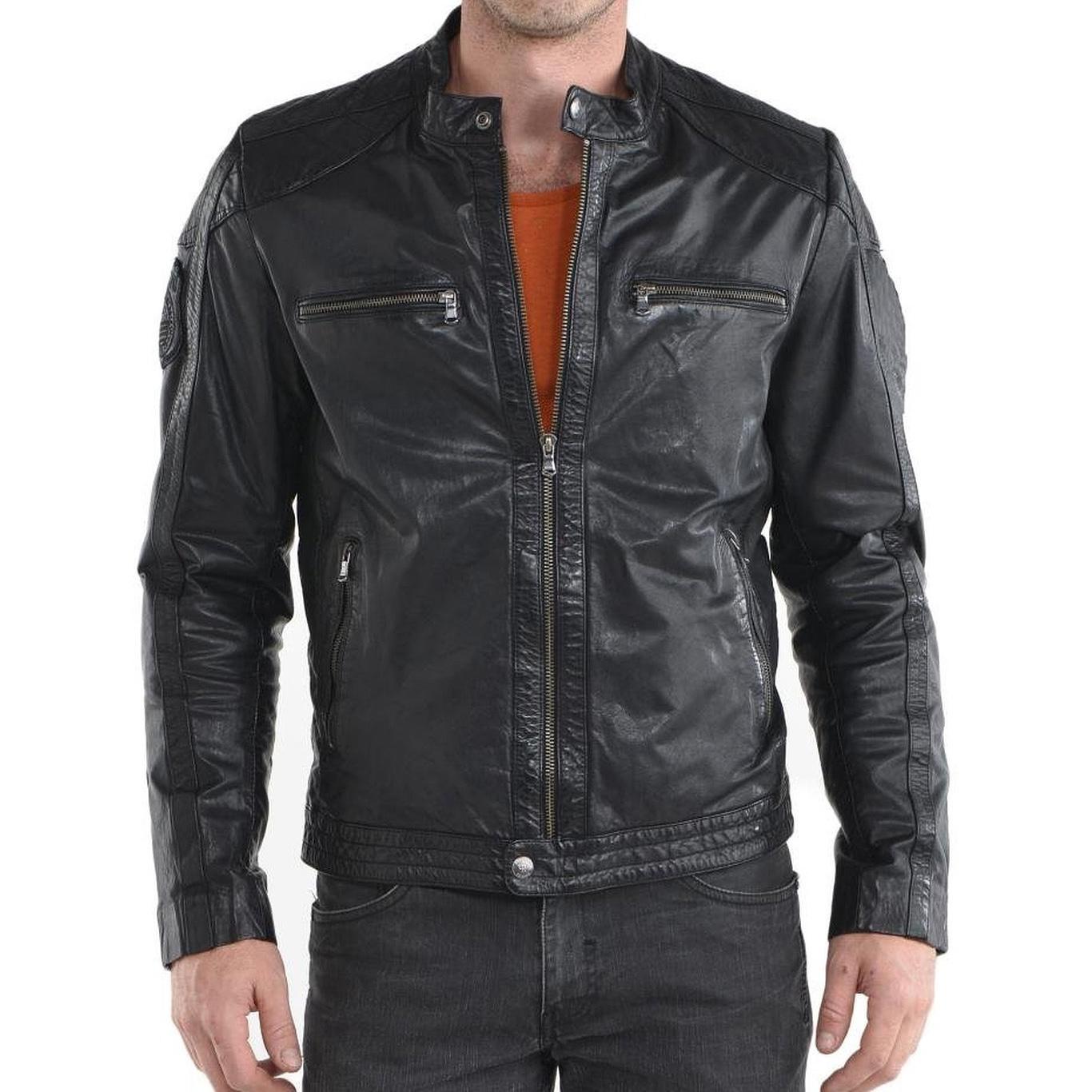 SkinOutfit Men s Genuine Lambskin Black Leather Jacket Stylish Motorcycle Bomber Biker Outerwear MJ 194 XXL чорний
SkinOutfit Men s Genuine Lambskin Black Leather Jacket Stylish Motorcycle Bomber Biker Outerwear MJ 194 XXL чорний