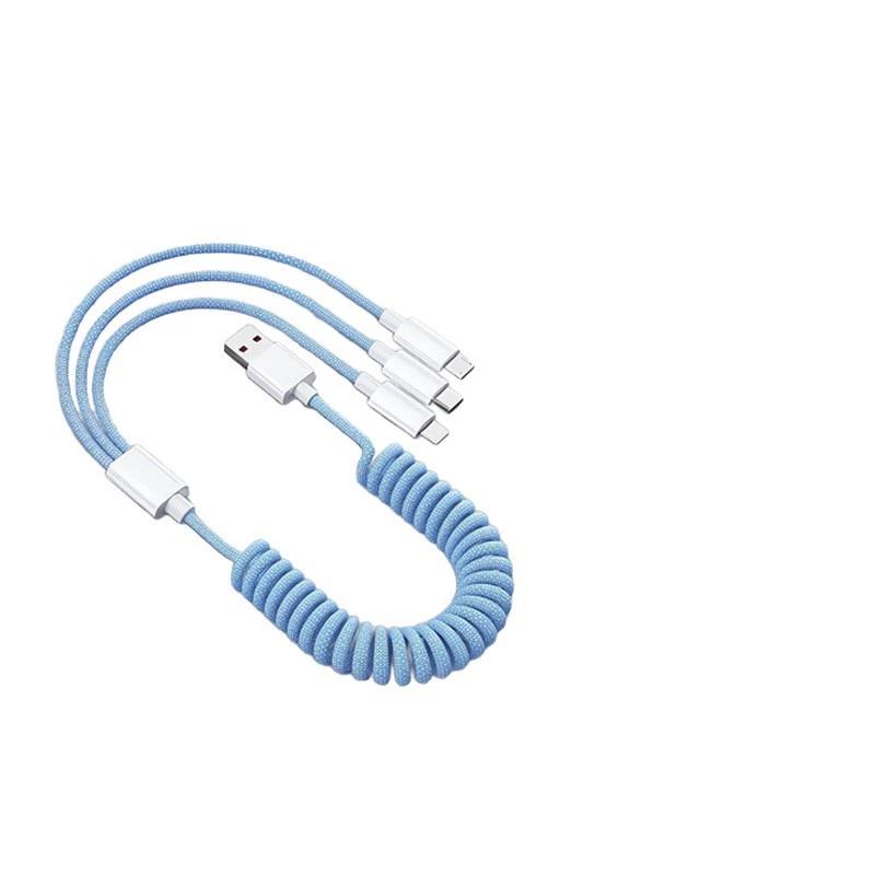 Cable de carga rápida 3 en 1, cable USB tipo C para teléfono móvil, carga rápida universal
Cable de carga rápida 3 en 1, cable USB tipo C para teléfono móvil, carga rápida universal