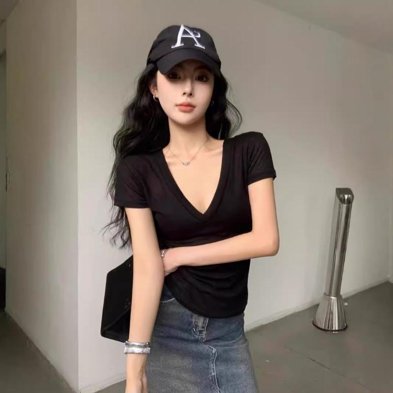Pure Desire Top for Women in Summer Hot Girl Style Thin Slightly See-through Sexy Women s Fashionable Collarbone Short-sleeved Top S чёрный
Pure Desire Top for Women in Summer Hot Girl Style Thin Slightly See-through Sexy Women s Fashionable Collarbone Short-sleeved Top S чёрный