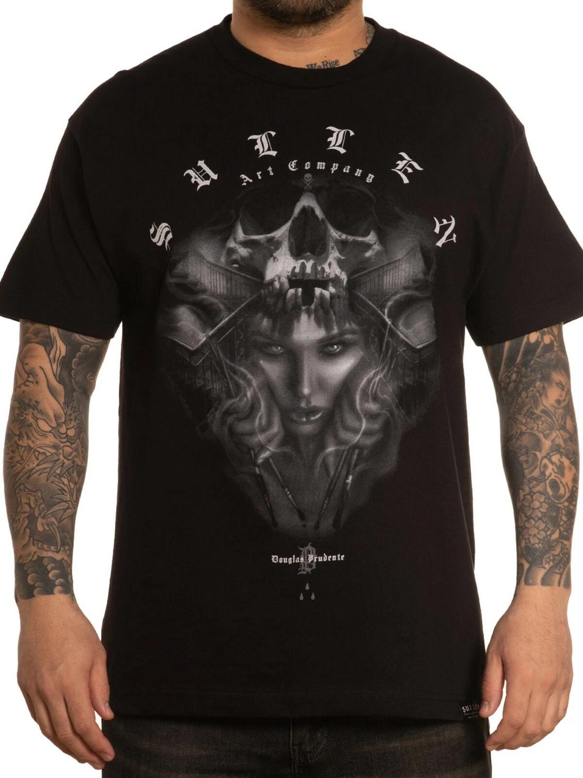 Sullen Men s Stairway Short Sleeve T-shirt Tattoo Style Skull and Woman Tee M
Sullen Men s Stairway Short Sleeve T-shirt Tattoo Style Skull and Woman Tee M
