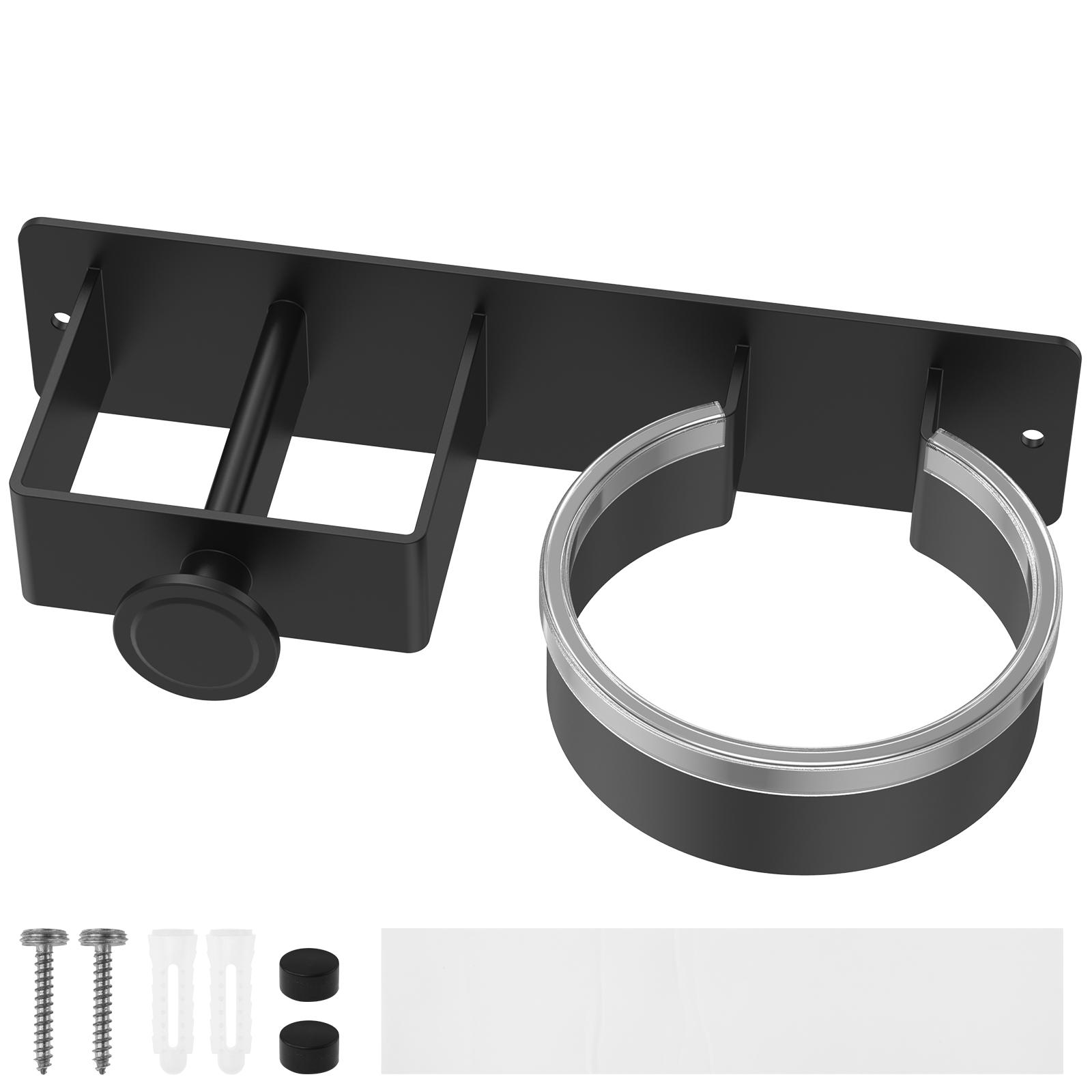 Держатель для фена, настенный держатель для выпрямителя волос в ванной, органайзер для волос, держатель для туалетного вентилятора чёрный
Держатель для фена, настенный держатель для выпрямителя волос в ванной, органайзер для волос, держатель для туалетного вентилятора чёрный