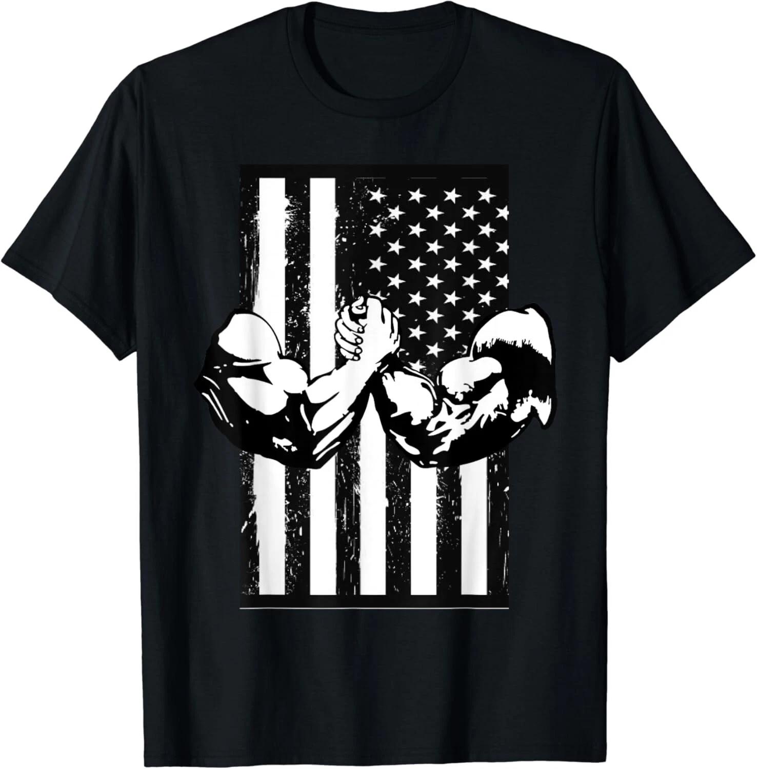 Arm Wrestling USA Flag Armwrestling Sports Power Gift Idea Gift Unisex T-Shirt 4XL
Arm Wrestling USA Flag Armwrestling Sports Power Gift Idea Gift Unisex T-Shirt 4XL