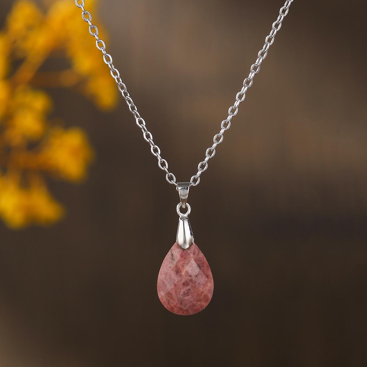 1pc Natural Stone Pendant Teardrop Simple Pendant Necklace for DIY Necklace Amethys Tiger Eye Necklace Jewelry Gifts
1pc Natural Stone Pendant Teardrop Simple Pendant Necklace for DIY Necklace Amethys Tiger Eye Necklace Jewelry Gifts