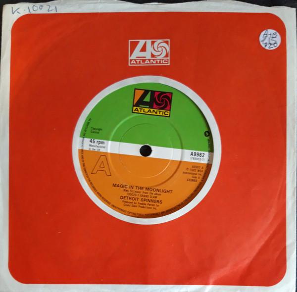 7inch Record SPINNERS - Magic In The Moonlight 7899627 Atlantic 1982 UK Soul/Funk Used
7inch Record SPINNERS - Magic In The Moonlight 7899627 Atlantic 1982 UK Soul/Funk Used